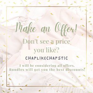 Don't be shy! Make an offer and get the items that you love.